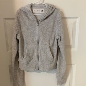 Abercrombie Kids Heather Gray Hoodie